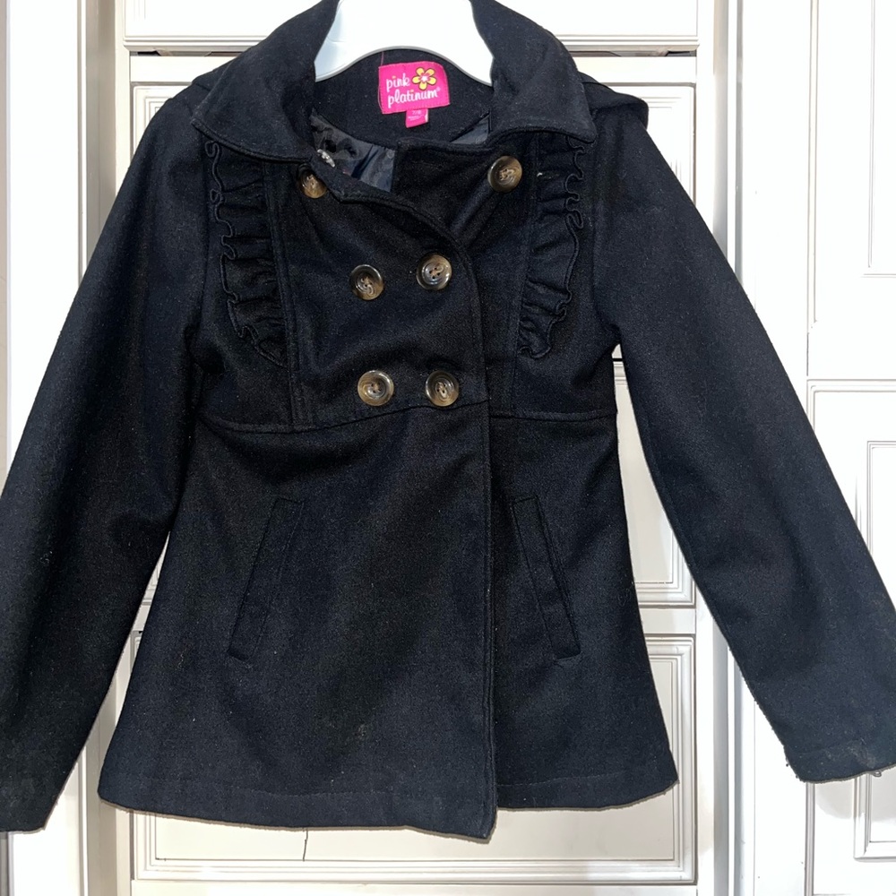 Girls pea coat size 7/8